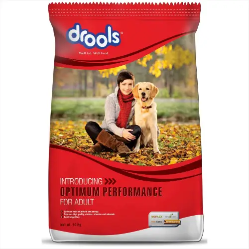 Buy Drools Optimum Performance Adult Dog Food- WackyPug