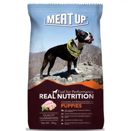 Buy Meat Up Puppy Food- Real Chicken Nutrition - WackyPug
