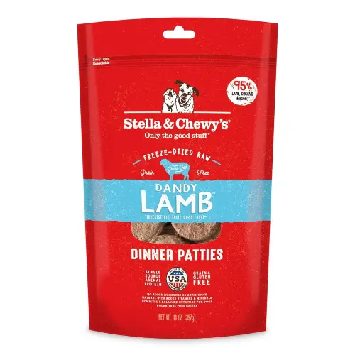 Buy Stella & Chewy's Dandy Lamb Freeze-Dried Dog Food - WackyPug